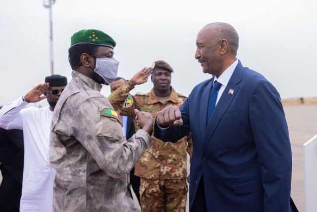 Président Malien et soudanais